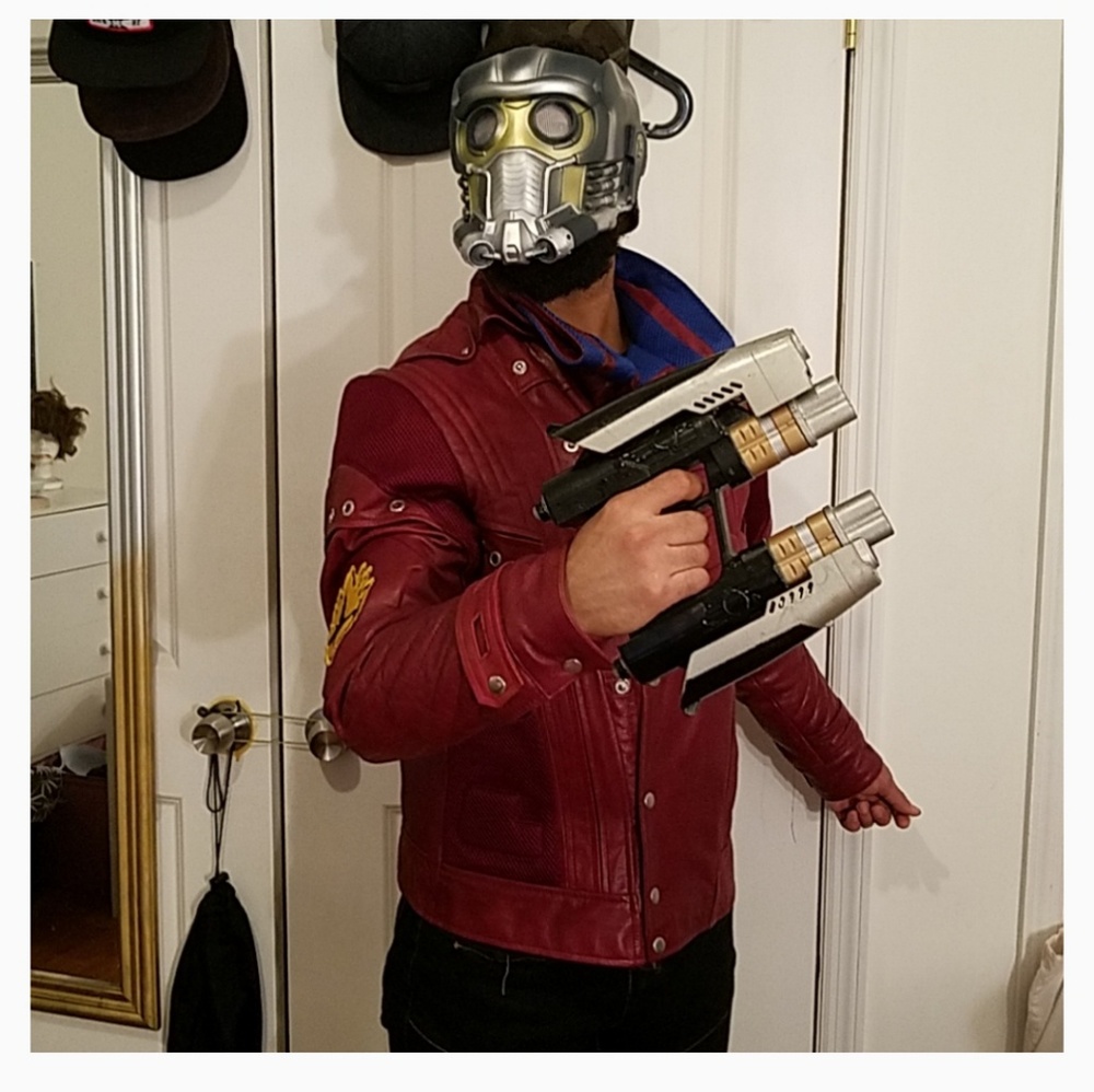 Star lord real leather jacket sheepskin